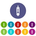 Clearomizer for cigarette set icons