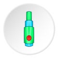 Clearomizer icon, cartoon style