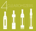 4 clearomizers set