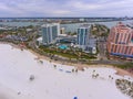 Clearwater Beach in Clearwater, Florida, USA Royalty Free Stock Photo