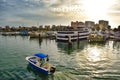 People enjoying bowrider boat close to Clearwater Marine Beach in Gulf Coast Beaches 3