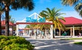 Clearwater Beach, Florida, USA - November 23, 2023 - Pier 60 boardwalk main entrance Royalty Free Stock Photo