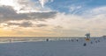 Clearwater Beach sunset Royalty Free Stock Photo