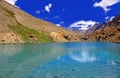 Clearwater Lake in the High-Altitude Mountain Desert of the Himalayas Royalty Free Stock Photo