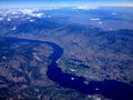 CLEARWATER RIVER AND SNAKE RIVER CLARKSTON Royalty Free Stock Photo