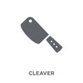 Cleaver icon from collection.