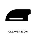 Cleaver icon vector isolated on white background, logo concept o