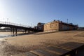 Cleethorpes slipway and beach near pier