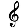 Fun Clef Musical Note Royalty Free Stock Photo