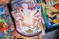 Clefable, Pokemon playing cards at the flea market.
