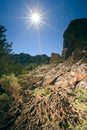 The cleft of Imbros on the island Crete, Greece