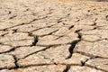 Clefts on dried earth Royalty Free Stock Photo