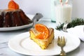 Clementine cake Royalty Free Stock Photo