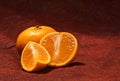 Clementine wedges Royalty Free Stock Photo