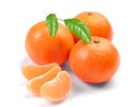 Clementines with segments