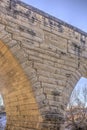 Clements Stone Arch Bridge structure Royalty Free Stock Photo