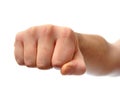 Clenched Fist Royalty Free Stock Photo