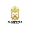 Cleopatra icon vintage, Icon logo of Cleopatra