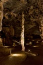 Cleopatras Needle in the Cango Caves near Oudthoorn Royalty Free Stock Photo