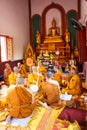 Clergy Conference in the newly Buddhist Royalty Free Stock Photo