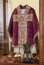 Clergy vestments - Chasuble, Rochet and Maniple