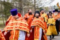 Clergyman in religion procession