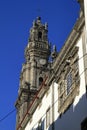 Clerigos Tower, one of the landmarks and symbols of the city of Porto, Portugal Royalty Free Stock Photo