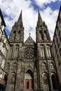 Clermont-Ferrand Cathedral in France Royalty Free Stock Photo