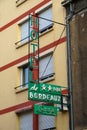 Clermont Ferrand - 08/24/2020 : hotel sign Royalty Free Stock Photo