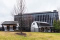 Clermont, Kentucky, USA January 26, 2024 Buildings in the James Beam Distillery complex