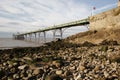 Clevedon pier and beach