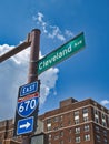 Cleveland Ave near Rt 670 in Downtown Columbus Ohio