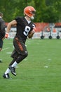 Cleveland Browns Rookie WR Ed Eagan 2016 Royalty Free Stock Photo