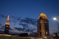 Cleveland evening time Royalty Free Stock Photo