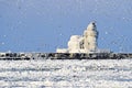 Cleveland Harbor West Pierhead Lighthouse Royalty Free Stock Photo
