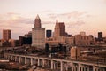 Cleveland - high angle view Royalty Free Stock Photo