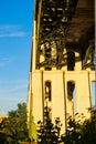 Cleveland highway bridge overhead