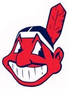 Cleveland Indians baseball club logo. USA.
