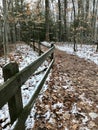 A WOODEN FENCE