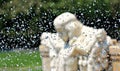 CLASSIC CLEVELAND - Incredible fountains in front of the Cleveland Museum of Art - UNIVERSITY CIRCLE Royalty Free Stock Photo