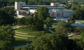 Cleveland museum of art and the walkway from above