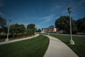 Cleveland museum of art and the walkway Royalty Free Stock Photo