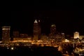 Cleveland Night 60 Royalty Free Stock Photo