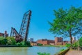 Cleveland Ohio is divided by the Cuyahoga River and even has draw bridges