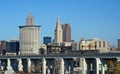 Cleveland Skyline daytime Royalty Free Stock Photo