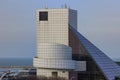 Rock and Roll Hall of Fame Building in Cleveland, Ohio, USA Royalty Free Stock Photo