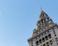 Low-angle view of Terminal Tower in Cleveland