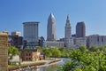 Cleveland, Ohio Skyline Royalty Free Stock Photo