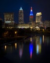 Cleveland during the RNC Royalty Free Stock Photo