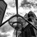 The GE Chandelier in the center of Playhouse Square in Cleveland, Ohio